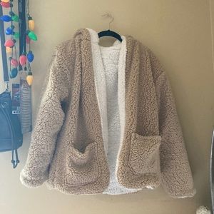 Reversible Sherpa jacket !!